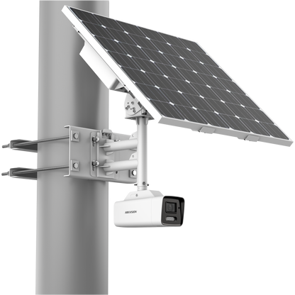 DS-2XS6A87G1-LS/C36S80 - 8MP ColorVu Fixed Bullet Solar Power 4G Network Camera Kit