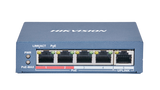 DS-3E0105P-E(B) - 4 Port Fast Ethernet Unmanaged POE Switch