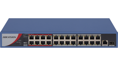 DS-3E0326P-E/M(B) - 24 Port Fast Ethernet Unmanaged POE Switch
