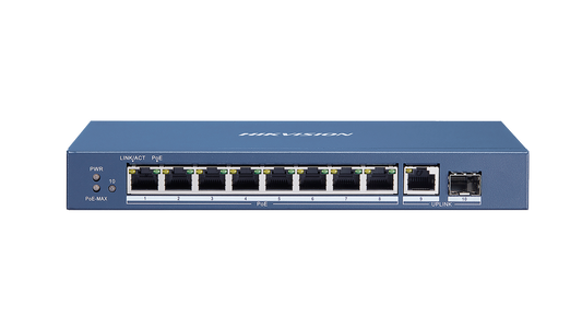 DS-3E0510P-E - Commutateur POE non géré Gigabit à 8 ports