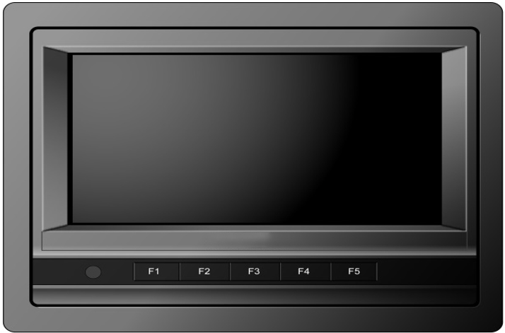 DS-MP1302/Bracket(AE) - 7" Mobile TFT LCD On-Board Vehicle Touch Screen with Console Mounting Bracket