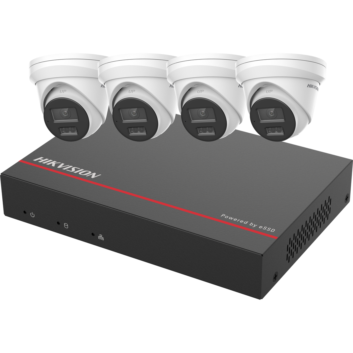 EKI-K41T44L - 4MP Smart Hybrid Light Turret PoE Kit