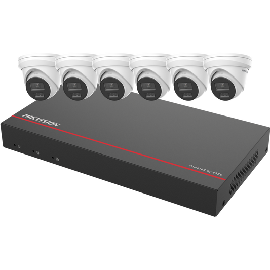 EKI-K82T46L - Smart Hybrid Light 4MP Turret PoE Network Camera Kit