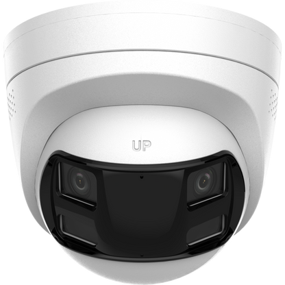 IPC-T260HAD-LUF/SRB - 6 MP Dual Lens Stitched Wide Angle Smart Hybrid Light Fixed Turret Network Camera