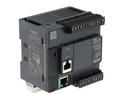 Schneider Electric M221 - 16 I/O Compact Ethernet Programmable Logic Controller (PLC)