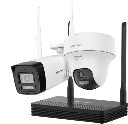 NKS424W02H (DS-J142I) - 4MP H.265 One bullet + One turret WiFi NVS Kit