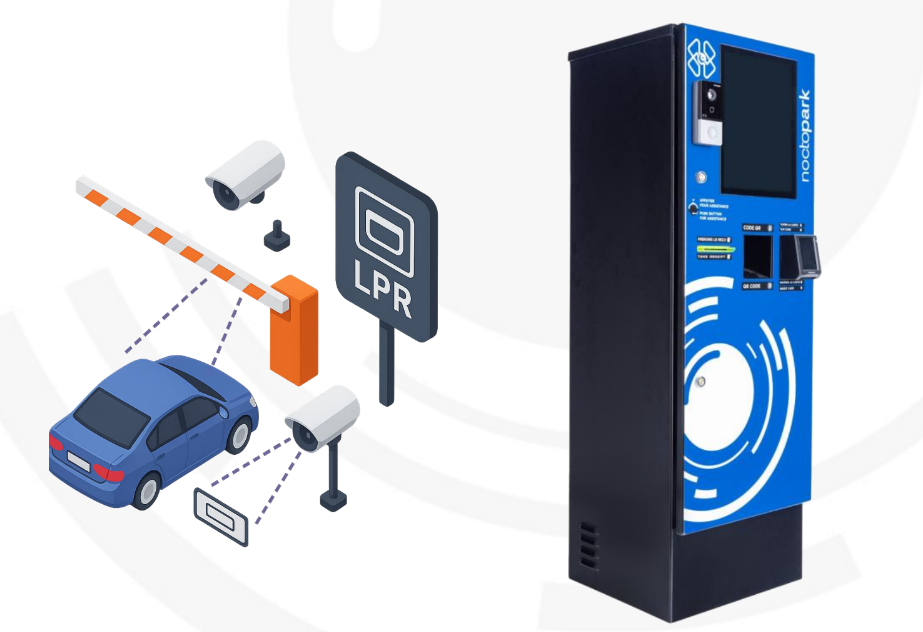 NoctoPark Station - Indoor & Outdoor Parking Payment Station